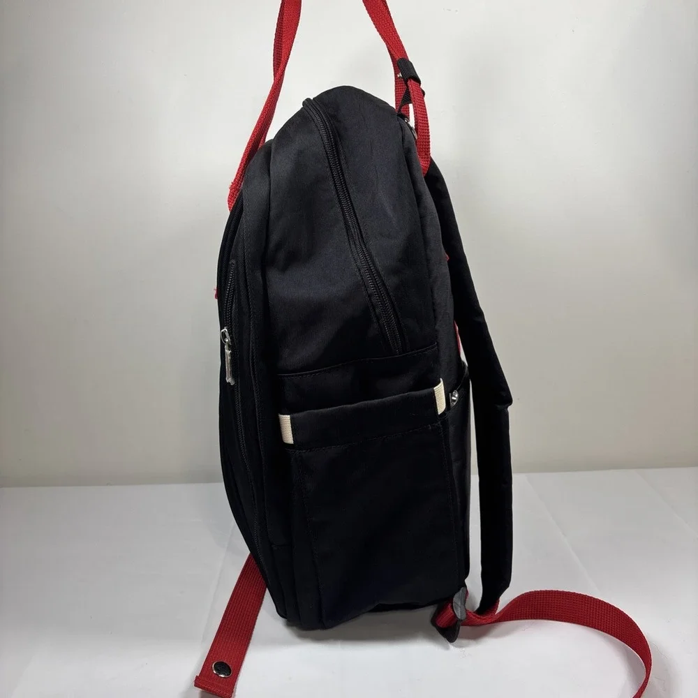 Aardman‎ Hibaby Diaper Lap Top Bag Pockets BackPack Bottle & Wipes Storage Black